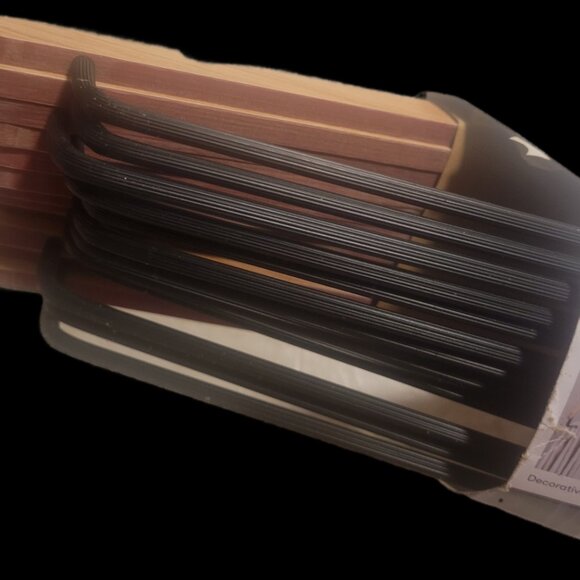 The Home Edit Wooden and Metal Hangers 12 pack - Picture 3 of 5